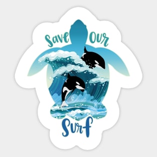 Save Our Surf Sticker